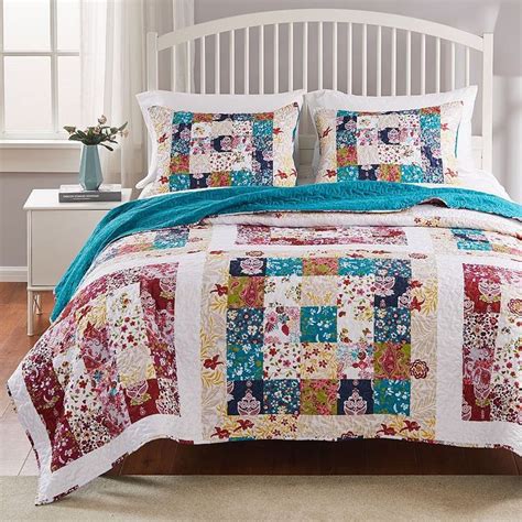 Greenland Home Fashions Harmony Quilt Set with Shams | Quilts, Quilt ...