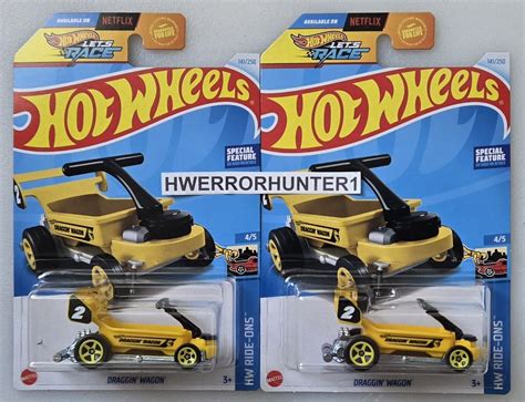 2024 Hot Wheels Ride Ons Draggin Wagon Treasure Hunt Lot Of 2 Ebay