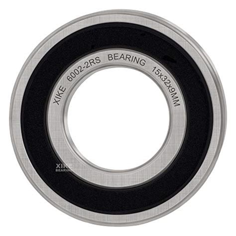 Snapklik XiKe 4 Pcs 6002 2RS Double Rubber Seal Bearings 15x32x9mm