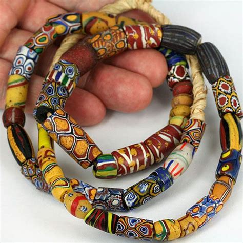 Antique Venetian Glass Trade Beads African Trade Beads African