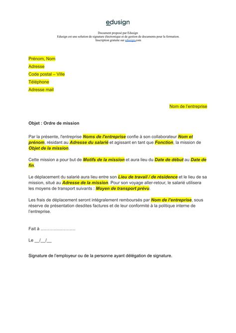 Liste de tâches Modèle gratuit en format Word PDF Edusign