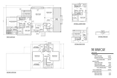 The Beaufort Home Plan | Living Dunes