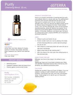 Doterra Tea Tree Uses DoTERRA Purify Cleansing Essential Oil Blend 15