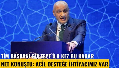 TİM Başkanı Mustafa Gültepe ilk kez bu kadar net konuştu Acil desteğe