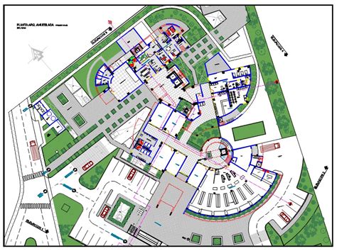 Apartment With Commercial Building Master Plan Drawing DWG File - Cadbull