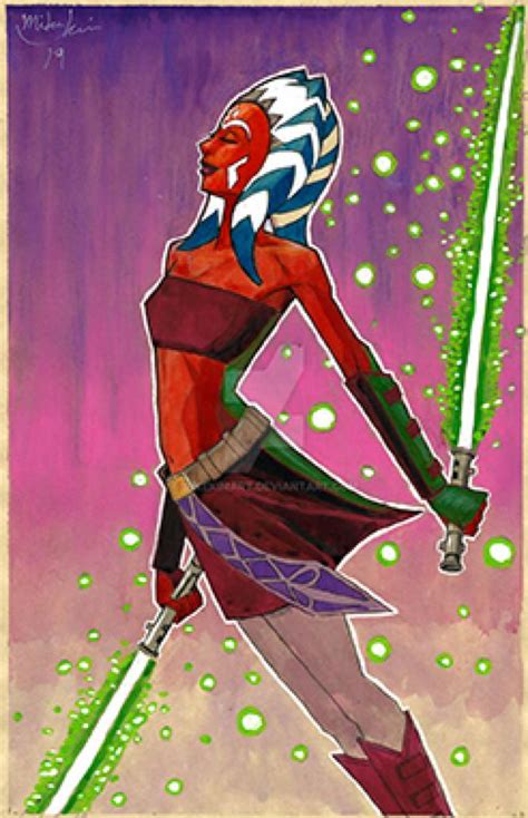 Ahsoka Tano By Mikekimart On Deviantart Star Wars Ahsoka Pastel