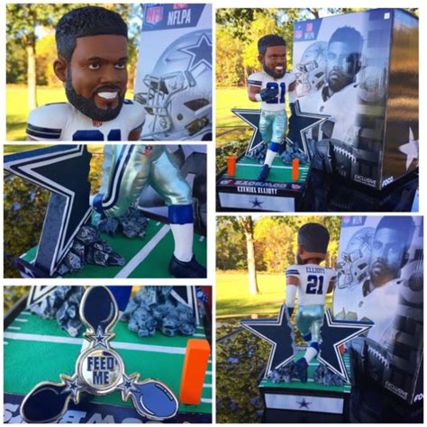 Bobble Of The Day Ezekiel Elliott” Dallas Cowboys Exclusive Bobblehead