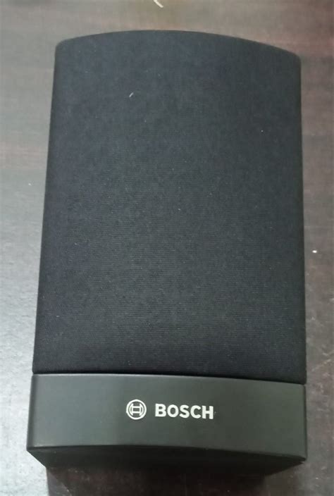 Black Bosch Watt Wooden Box Cabinet Speaker For Industrial Model