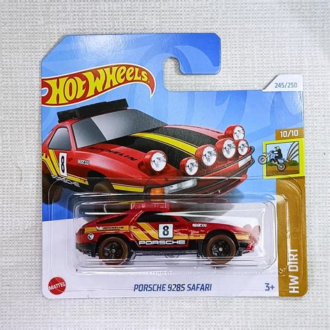 Hot Wheels Porsche 928S Safari Treasure Hunt Collectible Model Car Miniature Gift Item For Car