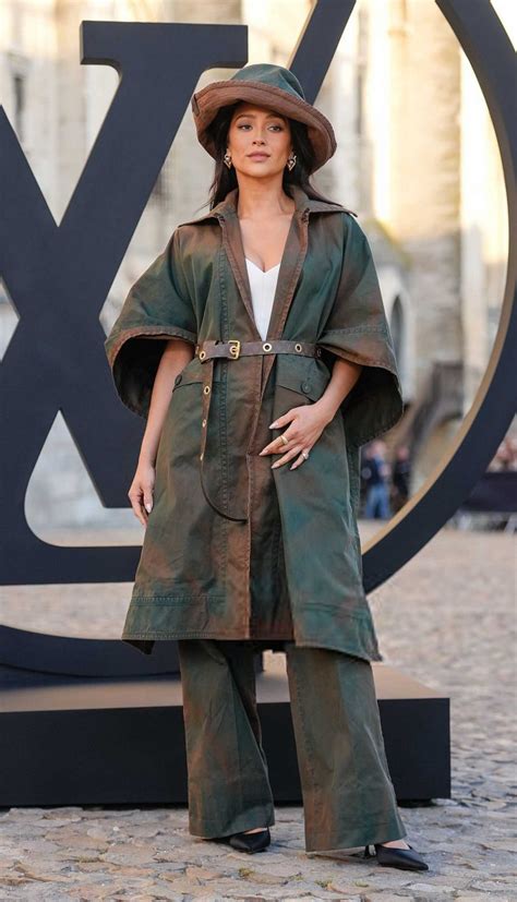 Shay Mitchell Attends the Louis Vuitton Cruise 2025 Fashion Show in