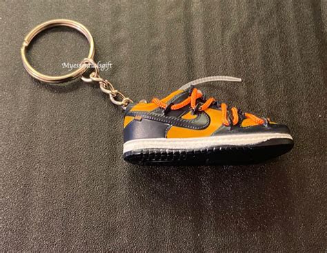 Mini Dunk 3d Keyring Dunks Shoe Sneaker Keychain Sneaker Etsy