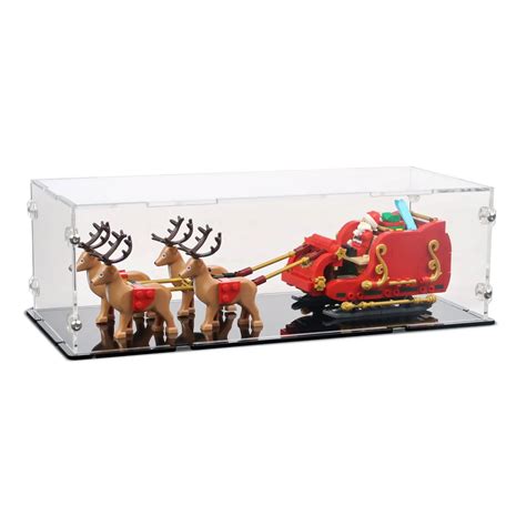 Santa's Sleigh Display Case for LEGO Christmas Set | iDisplayit