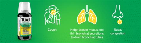 Tukol Cough And Congestion Treatment Cough Suppressant And