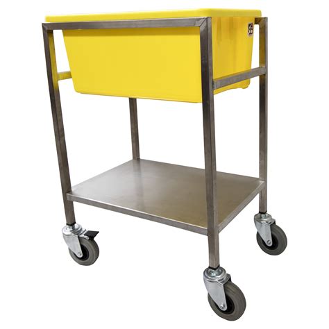 Stock Picking Crate Trolley With L Crate Mp Miranda Plastics