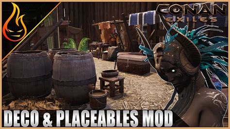 Conan Exiles Deco Placeables By Asghaard Mod Spotlight Youtube