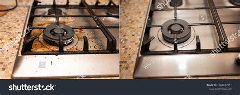 Dirty Gas Stove Stained While Cooking Stock Photo Shutterstock