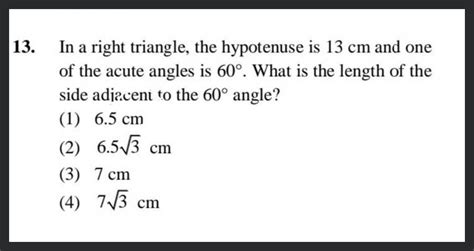 In a right triangle, the tangent of one of the two acute angles is 33