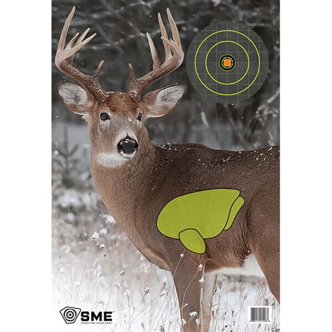 SME VITAL POINT PAPER TARGET 3 PACK Camofire Discount Hunting Gear