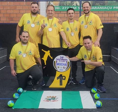 Bocha Masculino de Chapecó é campeã da Taça Brasil DI Regional