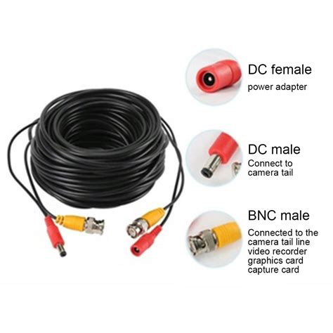 Accessories BNC Video Power Siamese Cable Security Camera CCTV Camera