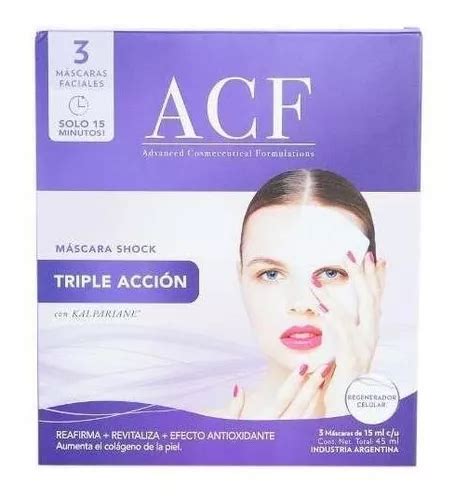 Mascarilla Facial Para Piel Todos Acf Triple Acci N G Y Ml