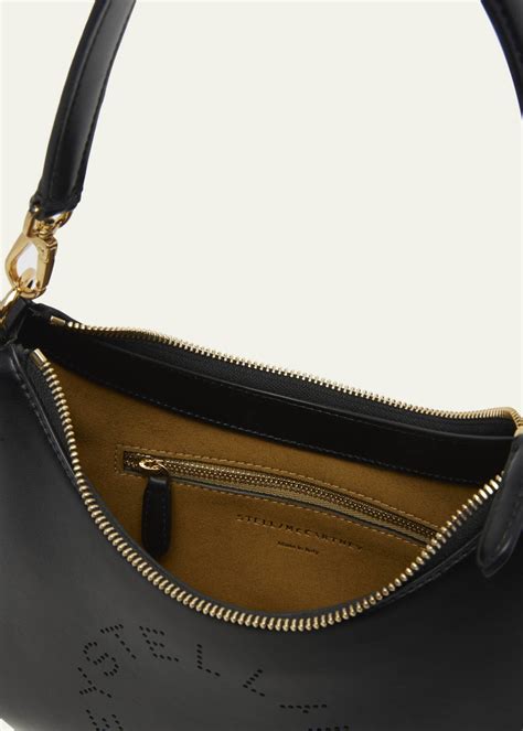 Stella McCartney Logo Vegan Leather Shoulder Bag - Bergdorf Goodman