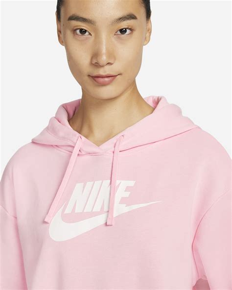 Nike Sportswear Club Fleece Womens Oversized Crop Graphic Hoodie Nike In