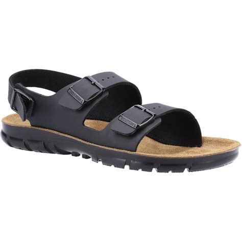 Men S Birkenstock Black Kano Birko Flor Sandal Safety Giant