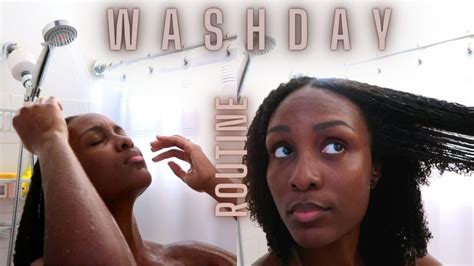 How I Wash My Type 4 Natural Hair Properly Wash Day Routine Youtube