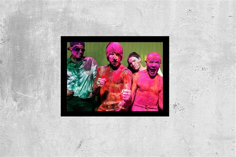 Quadro A Red Hot Chili Peppers Foto Estamparia Rock Na Veia