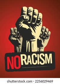 Stop Racism Poster Concept Design Vector Stock Vector (Royalty Free) 2256029469 | Shutterstock