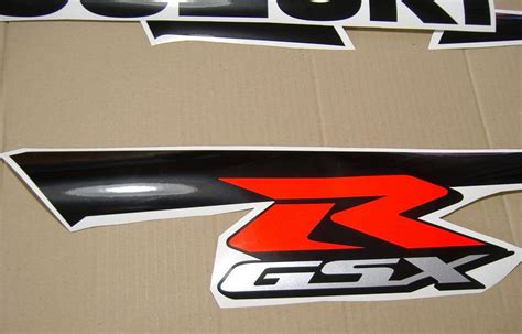 Suzuki GSX R 600 2004 Yellow Black Version Replacement Decals Etsy