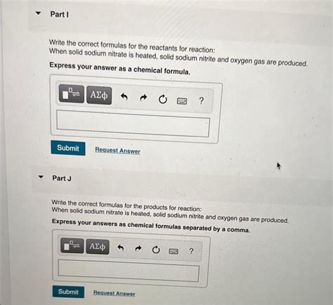 Solved Write The Correct Formulas For The Reactants For Chegg