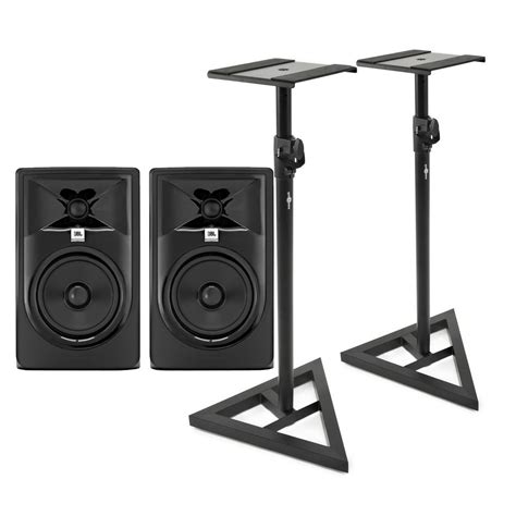 JBL 305P MKII Studio Monitors with Stands, Pair | Gear4music