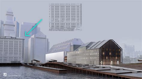 Wharf Design Foggy Morning Perspective Part 2 Visualizing Architecture