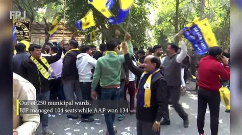 Aap Mcd S Victory Ends Year Rule Of Bjp Video Dailymotion