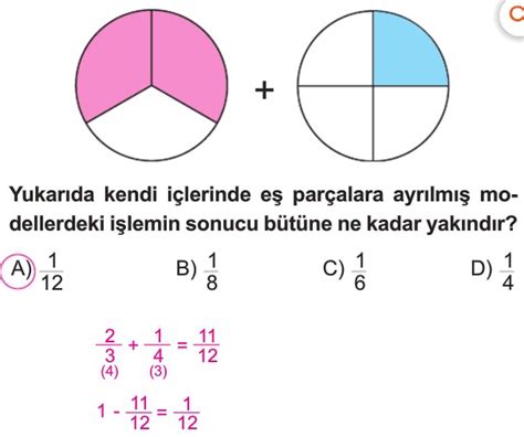 S N F Kesirlerle Toplama Ve Karma Lemi Konu Anlat M Z Ml Sorular