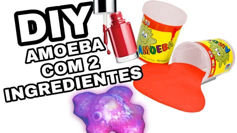 2 Diy Slime Com Apenas 2 Ingredientes Slime De Esmalte Amoeba Caseira SerÁ Que Funciona