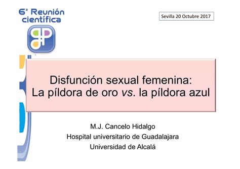 Disfunción Sexual Femenina Dra Mª Jesús Cancelo Ppt Descarga Gratuita