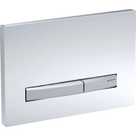 Geberit Sigma50 Actuator Plate For Dual Flush Metal Colour Chrome