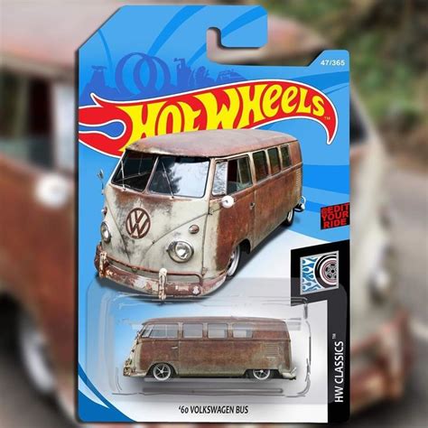 Original Hot Wheels Premium Car Cultural Mooneyes Bus Model