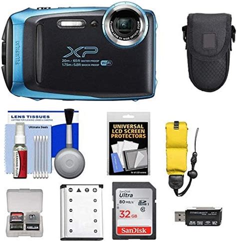 Fujifilm FinePix XP130 Shock Waterproof Wi Fi Digital Camera Sky