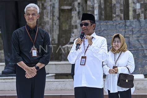 Ganjar Pranowo Dan Mahfud Md Akan Mendaftar Ke Kpu Antara Foto