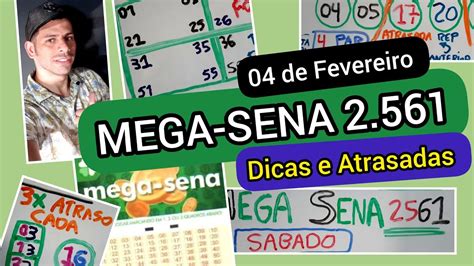 Análise para Mega Sena 2561 Dicas e Atrasadas YouTube