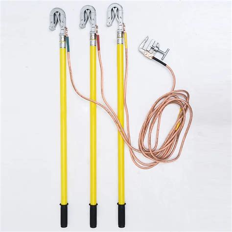 Portable High Voltage Earthing Grounding Wire Earth Clamp