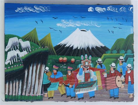 Arte de Tigua de Ecuador, bisuteria, tallas, artesanias al por mayor ...