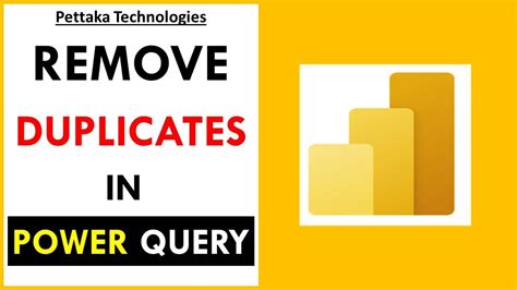 How To Remove Duplicates In Power Query Power Bi Youtube