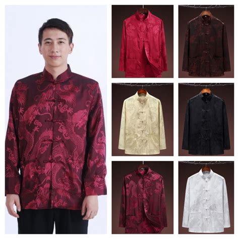 Daidai Ready Stock Tang Suit Men S Long Sleeved Hanfu Men Samfu