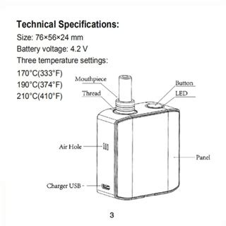 Vaporizador De Ervas Secas Kit Port Til De Vasos Recarreg Veis