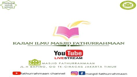 Riyadush Sholihin Ustadz Syarif Mahya Lubis Lc Ma YouTube